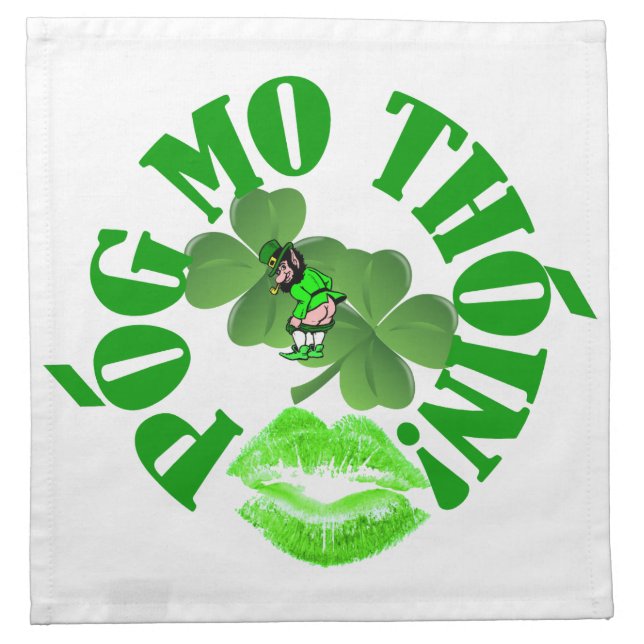 Pog mo thoin napkin (Front)