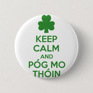 Pog mo thoin pinback button