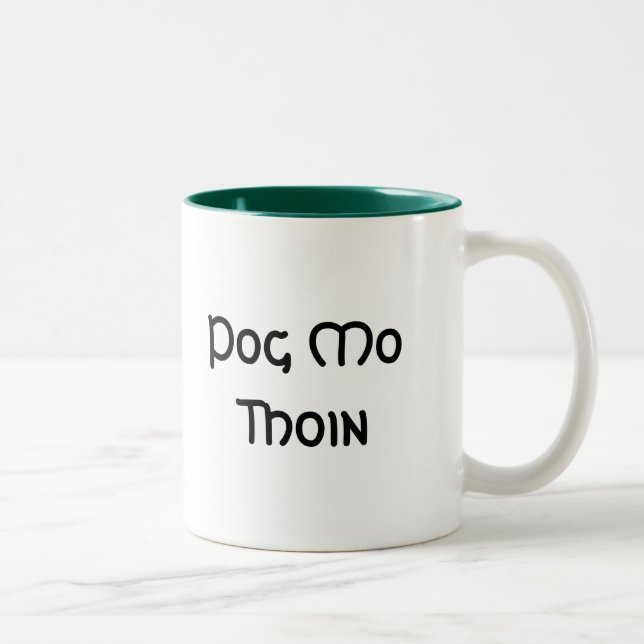Pog Mo Thoin Two-Tone Coffee Mug (Right)