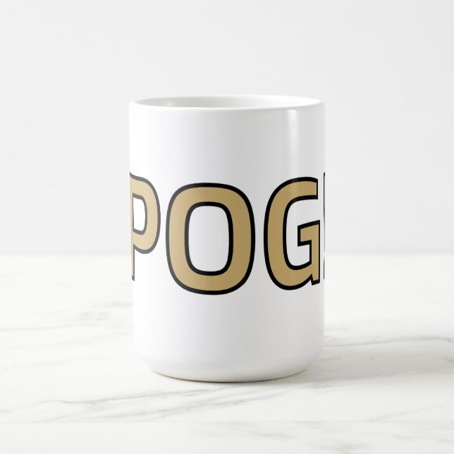 Pog! Text Mug - Luca Kaneshiro Fanart (Center)