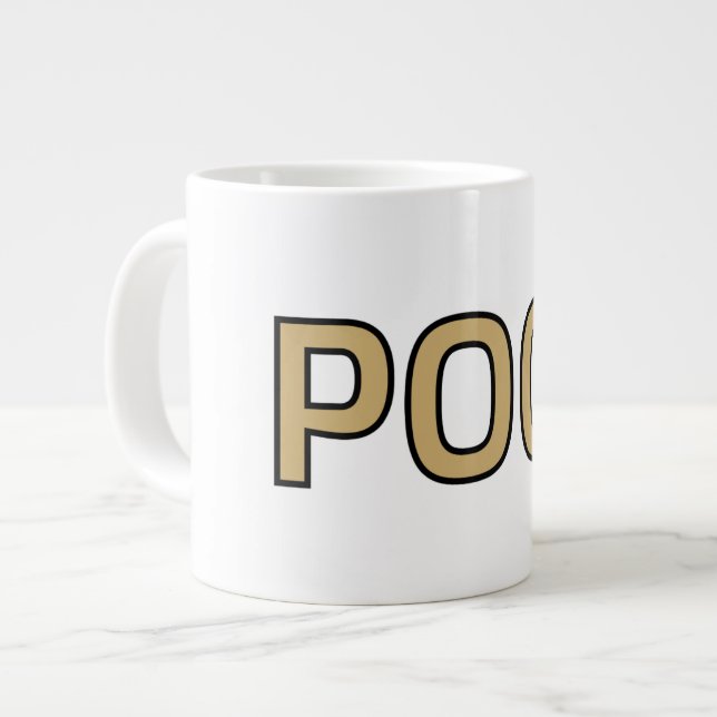Pog! Text Mug - Luca Kaneshiro Fanart (Front Left)