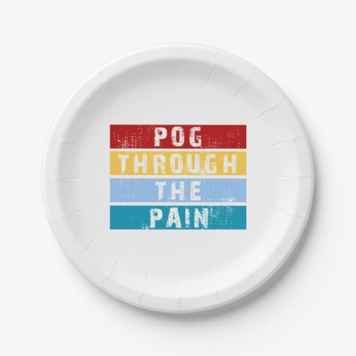 Pog Through The Pain Premium  Paper Plates