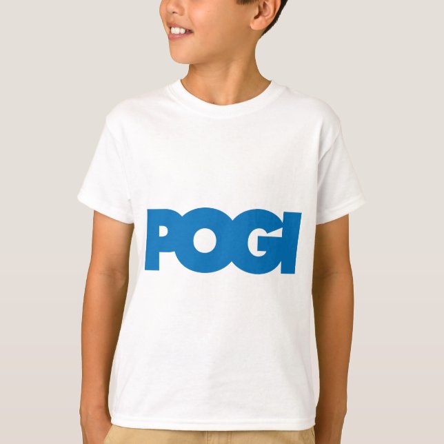 Pogi - Blue T-Shirt (Front)