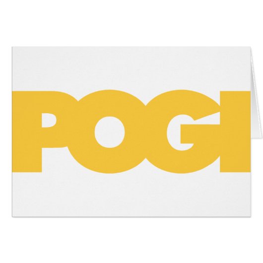 Pogi - Yellow (Front Horizontal)
