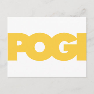 Pogi - Yellow Postcard