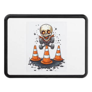 Pogo Bones � Crazy Skeleton on the Move Hitch Cover