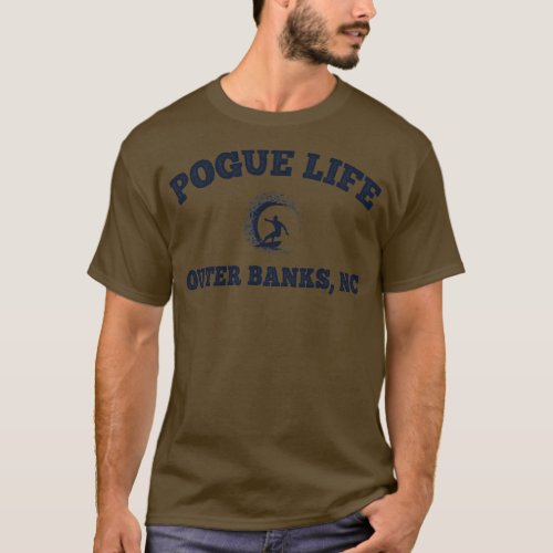 Pogue Life Outer Banks NC Surfer T_Shirt
