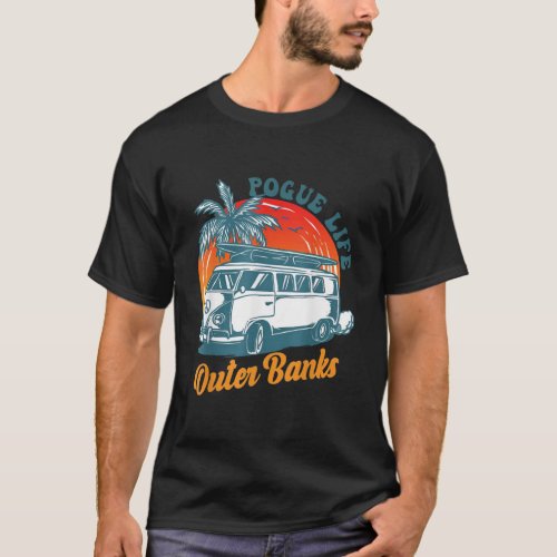 Pogue Life Outer Banks Retro Vintage T_Shirt
