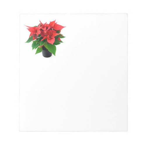 Poinsetta Notepad