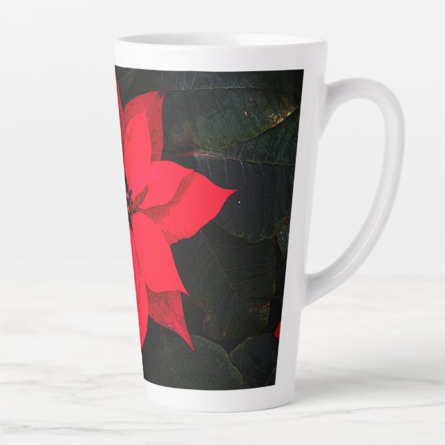 Poinsettia 6078 latte mug (Right)