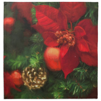 Poinsettia Beauty Cloth Napkin