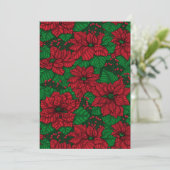 Poinsettia, Christmas pattern (Standing Front)