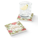Poinsettia Floral Christmas | Holidays Stone Coaster Poinsettia Floral Christmas | Holidays Stone Coaster