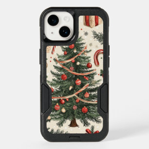 Poinsettia Floral Christmas Pattern (4) OtterBox iPhone 14 Case