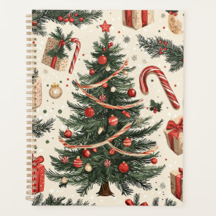 Poinsettia Floral Christmas Pattern (4) Planner