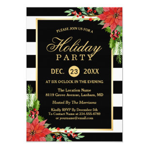 holiday invitations zazzle