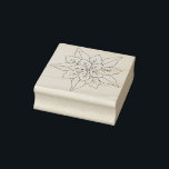 Poinsettia Flower, Floral Illustration Christmas Rubber Stamp<br><div class="desc">A line art illustration design of a Poinsettia Flower. Great for using to make Christmas Holiday greeting cards, for scrapbooking, mix media art, arts and crafts, for coloring and more. You may make the image larger or smaller as needed. Feel free to customize and personalize this design to meet your...</div>