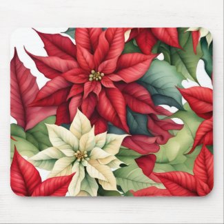 Poinsettia Flowers 