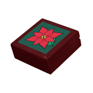 Poinsettia Gift Box