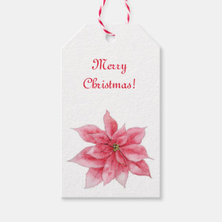 Poinsettia Gift Tag