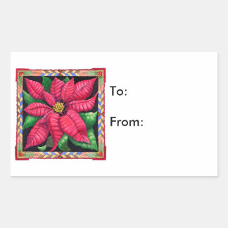 Poinsettia - Gift Tags