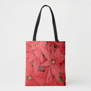 Poinsettia Holiday Tote Bag