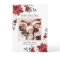 Poinsettia Magnolia Floral Modern Photo Christmas