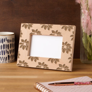 Poinsettia Pattern Engraved Frames
