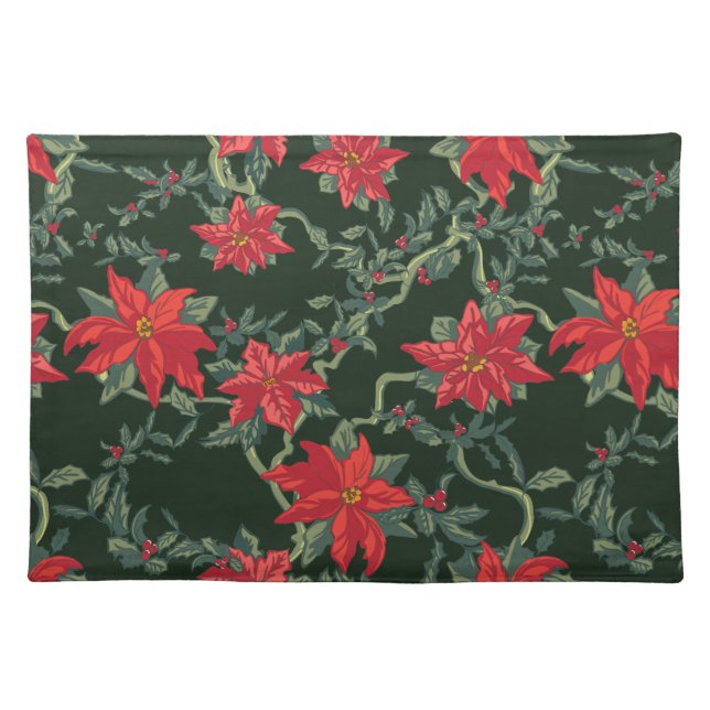 Poinsettia Placemat (Front)