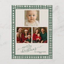 Poinsettia Sage Green Christmas Photos