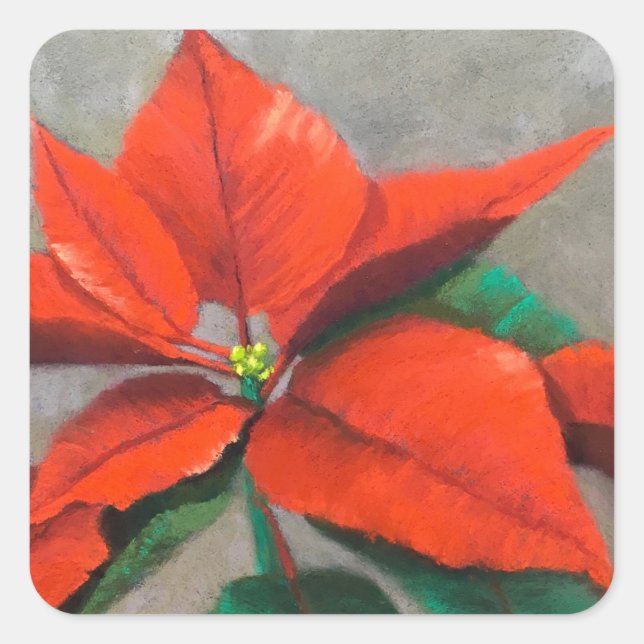 Poinsettia Stickers (Front)