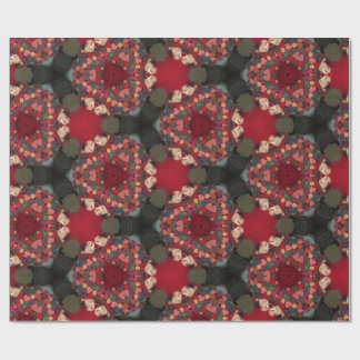 Poinsettia Trifectata Abstract Design Ii Wrapping Paper
