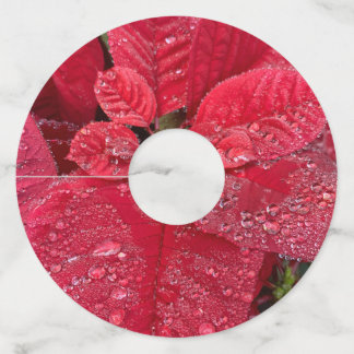 Poinsettia Wine Tags No: 2