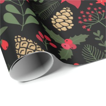 Poinsettia Wrapping Paper by mistyqe at Zazzle