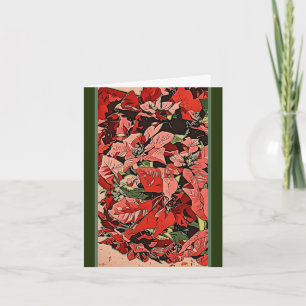 Poinsettias Card