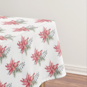 Poinsettias Tablecloth