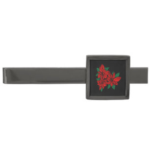 Poinsettias Tie Bar