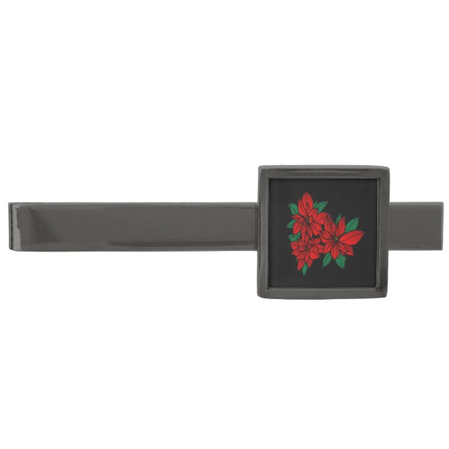 Poinsettias Tie Bar (Front)