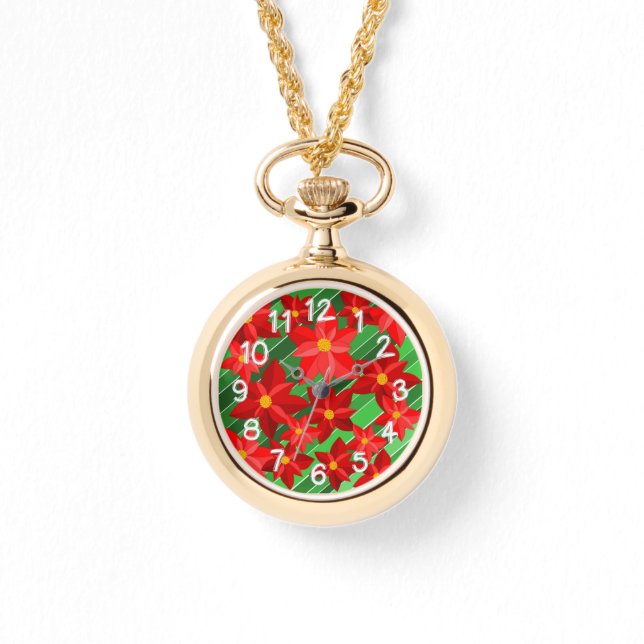 Poinsettias Watch (Front)