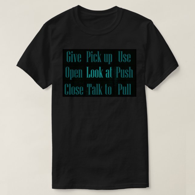 Point and Click Adventure T-Shirt (Design Front)