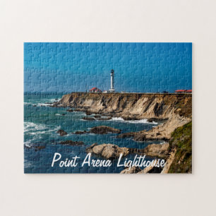 Point Arena Lighthouse Scenic Jigsaw Puzzle