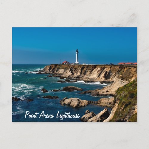 Point Arena Lighthouse Scenic  Postcard