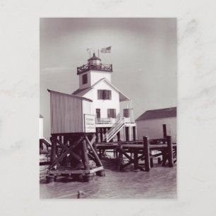 Point Au Fer Reef Lighthouse 2 Postcard