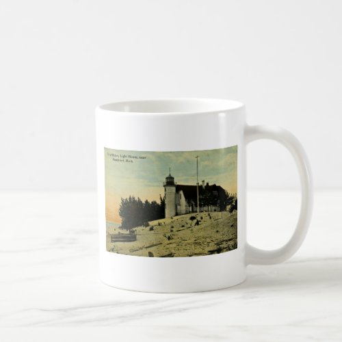 Point Betsey Lighthouse near  Frankfort Michigan Coffee Mug