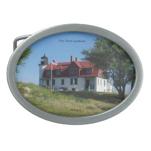 Point Betsie Lighthouse belt buckle