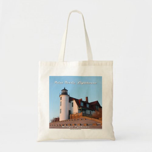 Point Betsie Lighthouse _ Budget Tote Bag