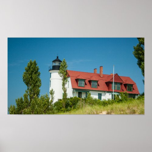 Point Betsie Lighthouse Frankfort Michigan Poster