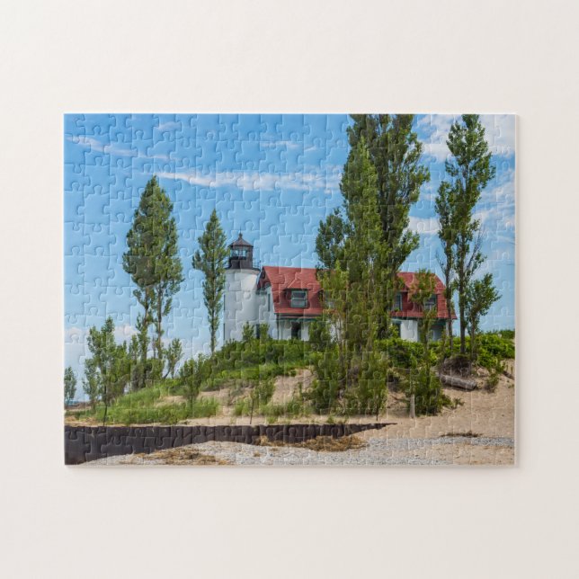 Point Betsie Lighthouse Jigsaw Puzzle (Horizontal)