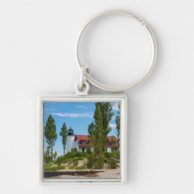 Point Betsie Lighthouse Keychain (Front)