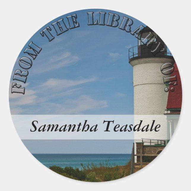 Point Betsie Lighthouse Library Stickers (Front)